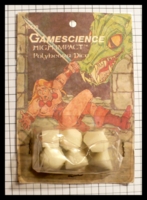 Dice : Dice - DM Collection - Gamescience Classic Glow in the Dark Early Packaged 6 Dice Set - Ebay Sept 2011